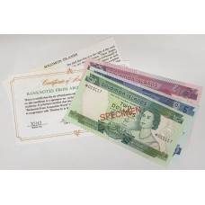 SOLOMON ISLANDS 1979 . TWO 2 -  TEN 10 DOLLARS BANKNOTES . SPECIMEN